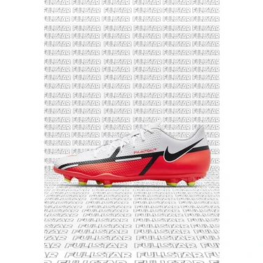 Nike Phantom G. T. 2 Club F. G. / M. G.  Soccer Shoes Beyaz Kırmızı