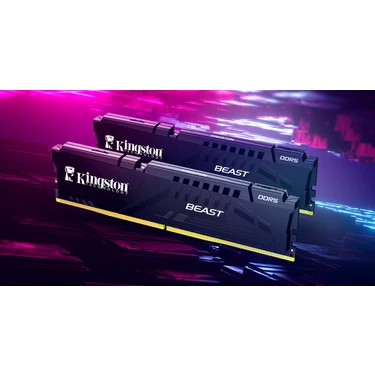 KINGSTON 16GB 6000MT/s DDR5 CL36 DIMM (Kit of 2) Beast Black Fiyatı