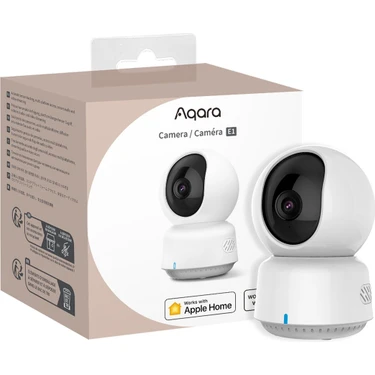 AQARA E1 Kablosuz İç Mekan Wi-Fi IP 2K Kamera  (Apple Home - Amazon Alexa - Google Home