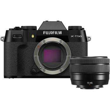 Fujifilm X-T50 Siyah + XC15-45MM Kit Fotoğraf