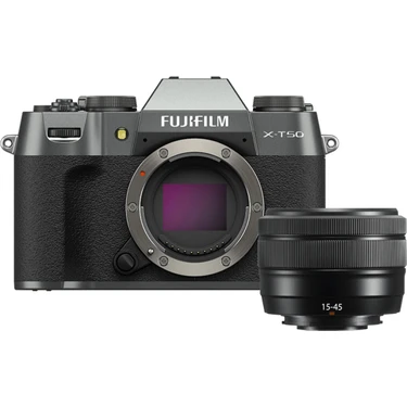 Fujifilm X-T50 Antrasit + XC15-45MM Kit Fotoğraf