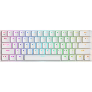 Redragon K530 PRO Draconic Türkçe Q 60% Kompakt Kablosuz - Bluetooth 2.4G Brown Switch Mekanik