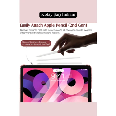 Fuchsia iPad Air 11 Inç 6. Nesil M2 Çip Uyumlu Akıllı Smart Fiyatı