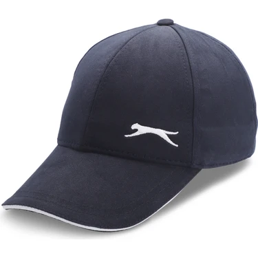 Slazenger Silva Unisex Lacivert/Beyaz Şapka Standart Beden Tekstil Materyal ile Rahat