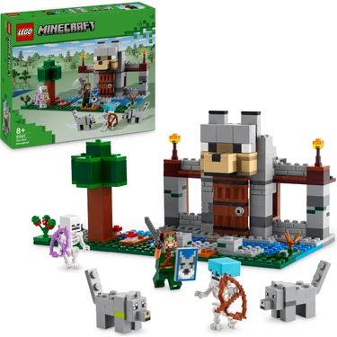 LEGO® Minecraft™ Kurt Kalesi 21261 - 8 Yaş ve Üzeri Macera Oyunları Seven Çocuklar İçin Kaşif