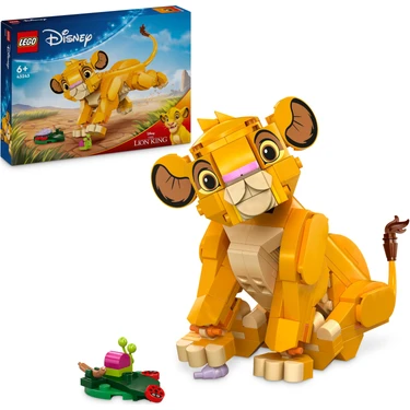 LEGO® | Disney Yavru Aslan Kral Simba 43243 - 6 Yaş ve Üzeri Çocuklar İçin İnşa Edilebilen Yaratıcı