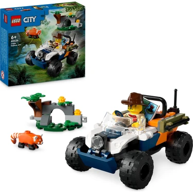 LEGO® City Orman Kaşifinin ATV'li Kırmızı Panda Görevi 60424 - 6 Yaş ve Üzeri Çocuklar için