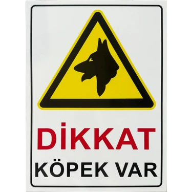 Özbay Dikkat Köpek Var Uyarı