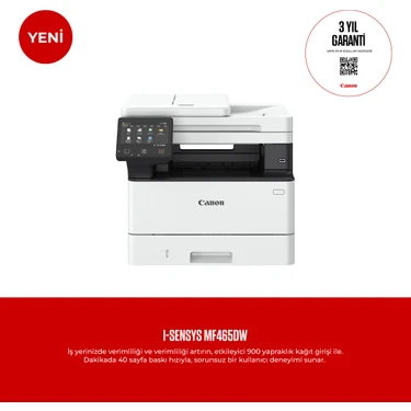 Canon I-Sensys MF465DW Lazer