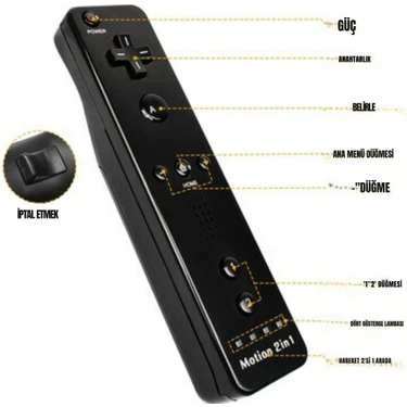 Cosmostech Nintendo Wii Uyumlu Remote Motion Plus 2 In 1 Fiyatı