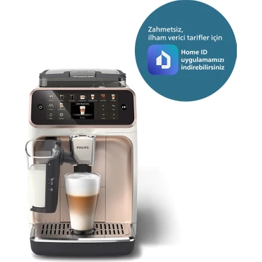 Philips LatteGo Tam Otomatik Espresso Makinesi, 20 Sıcak ve Soğuk İçecek, Silent Brew,