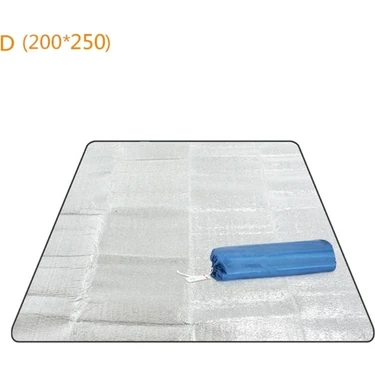 Chaoduo Shop 200X250CM Stili Kamp Mat Çadır Yatak Suya Dayanıklı Alüminyum Folyo Katlanabilir Eva