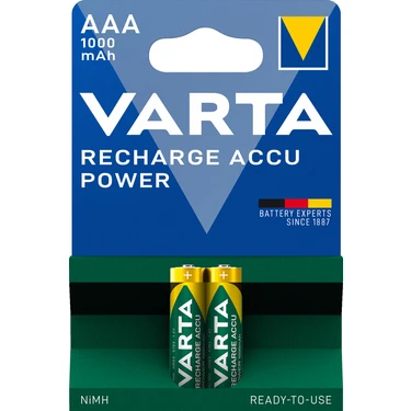 VARTA 1000mAh AAA Şarj Edilebilir  2'li