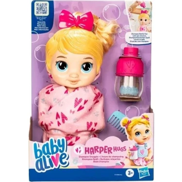 Baby Alive Bebeğimle Şampuan Eğlencesi Sarışın