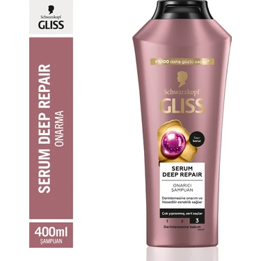 Schwarzkopf Gliss Serum Deep Repair Onarıcı Şampuan 400