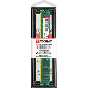 Tograt TGR800D2N6/2G 2GB 800MHz DDR2 Ram - AMD ve Intel Işlemcilerle