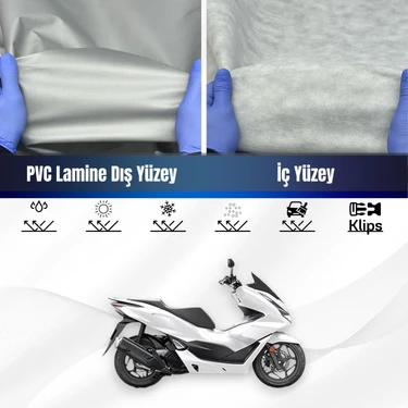 Ultra Shop Honda Pcx 125 Su Geçirmez Motosiklet Branda 4 Mevsime Uygun Motor