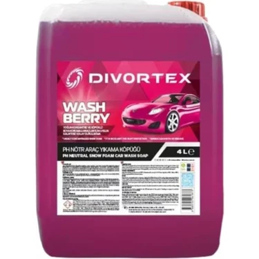 Divortex Wash & Berry Ph Nötr Yıkama Şampuanı