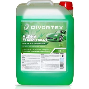 Divortex Alpha Foam Ph Nötr Cilalı Oto Şampuanı 4