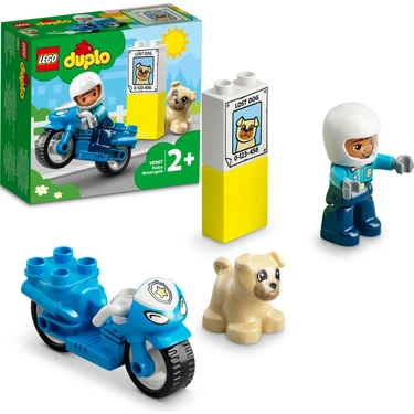 LEGO DUPLO® Kurtarma Polis Motosikleti 10967 - 2 Yaş ve Üzeri Çocuklar Için Polis Motosikleti