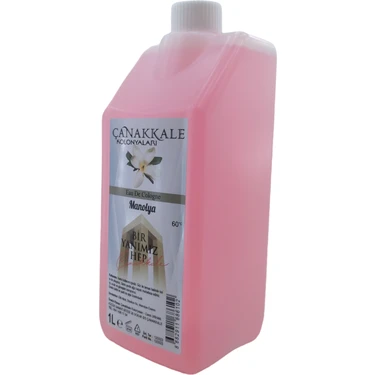 Çanakkale Kolonyaları Manolya Çiçeği Kolonyası -1 Litre - Bidon Korumalı