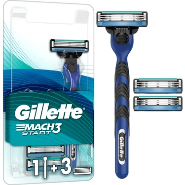 Gillette Mach 3 Start Makine + 3