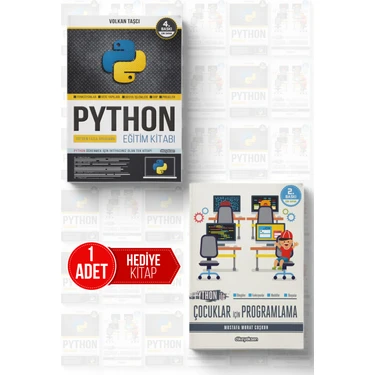 Dikeyeksen Python Eğitim Kitabı (2'li Set