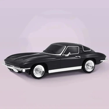 Koçak Elektronik Kablosuz Hoparlör Bluetooth Retro 1963 Chevrolet Corvette Klasik Araba Görünümlü