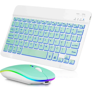 Sneezy Xiaomi Redmi Pad Se Rgb Işıklı Bluetooth & Wireless Türkçe Klavye Mouse