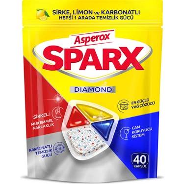 Asperox Sparx  Bulaşık Makinesi Kapsülü