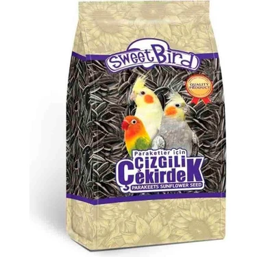 Sweet Bird Çizgili Paraket Çekirdeği 500 gr Besleyici ve Lezzetli Kuş
