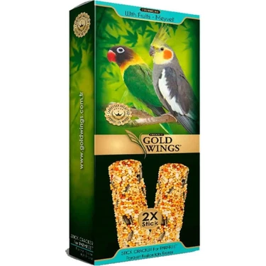 Gold Wings Premium Paraket Krakeri Meyveli 2'li