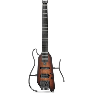 Donner Hush-X Headless Traveller Sunburst Elektro Gitar