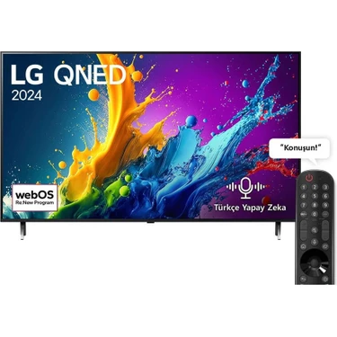 LG 65QNED80T 65" 165 Ekran Uydu Alıcılı 4K Ultra HD Smart LED