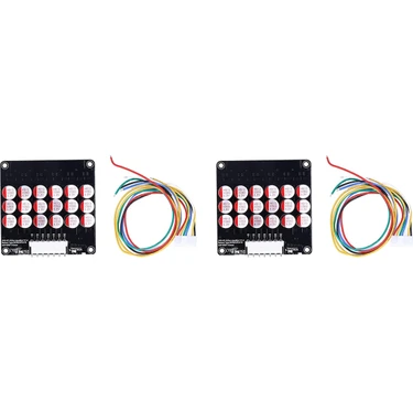 KingKuee 2x 6s Aktif Ekolayzer Dengeleyici Lifepo4 / / Lto Pil Enerji Eşitleme Kondansatörü Bms