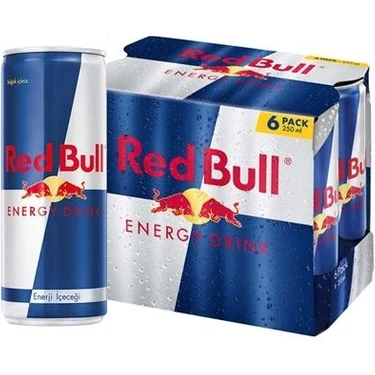 Red Bull Enerji İçeceği 6x250