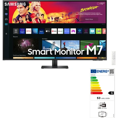 Samsung 4k-Uhd HDR10 Akıllı Tv-Monitör 109 Ekran 43" Wi-Fi Bağlantı 3840 x 2160 Smart Slim Monitör