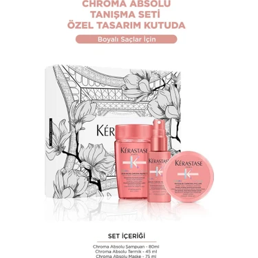 Kerastase Chroma Absolu Boyalı Saçlara Özel Tanışma