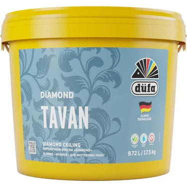 Düfa Diamond Mat Tavan Boyası Beyaz 17.5