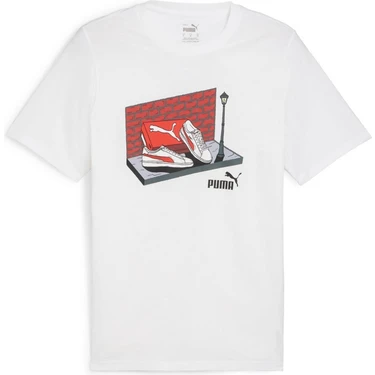 Puma 680175 Graphıcs Sneaker Box Tee Puma White Erkek