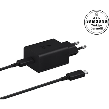 Samsung EP-T4510X Type-C Süper Hızlı Şarj Cihazı 45W Siyah Samsung Türkiye