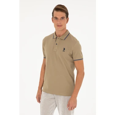 U.S. Polo Assn. Erkek Haki Tişört Basic