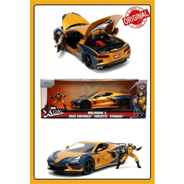 Toyfest Marvel x - Men Wolverine & 2020 Chevrolet Corvette Fiyatı