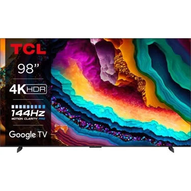 TCL 98P755 98'' 248 Ekran Uydu Alıcılı 4K Ultra HD Google Smart LED