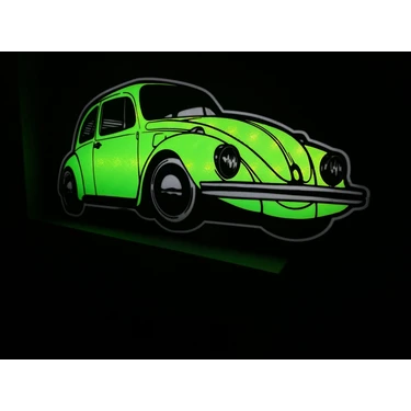 Devotech Vosvos Araba LED Lightbox Masa Lambası