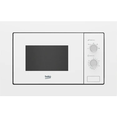 Beko BMC 2030 B Ankastre Mikrodalga 20 Litre 1450 W Beyaz Renkli Izgara Özellikli