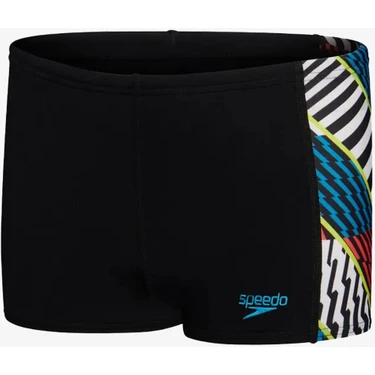 Speedo Dıgı Alov Panl Asht Jm Çocuk Siyah Mayo