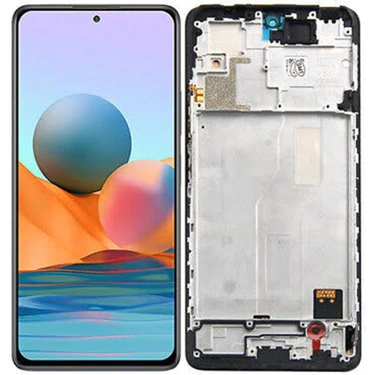 Çelik Pro Xiaomi Uyumlu M2101K6G Redmi Note 10 Pro 4g Ekran LCD Dokunmatik Full Çıtalı