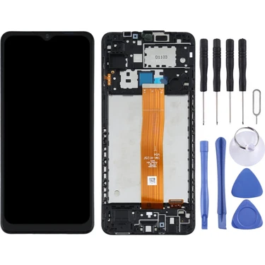 Çelik Pro Samsung Uyumlu Galaxy SM-A125 A12 Ekran LCD Dokunmatik Full