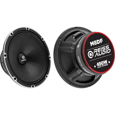 Reiss Audio RS-M8DF 20 cm Oto Midrange Hoparlör 900WATT -400 Rms Çifti Güçlü Ses